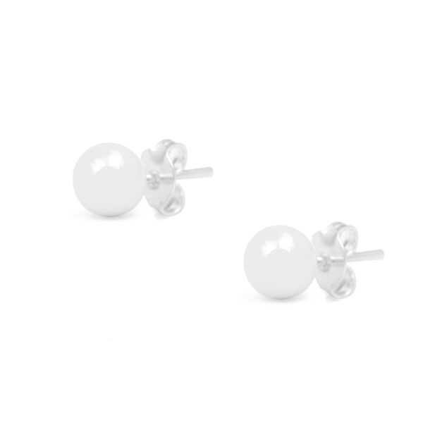 Brinco Bolinha 5mm Prata 925