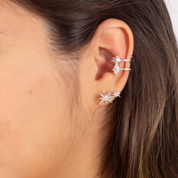 piercing fake mini estrela prata 925 - Image 2